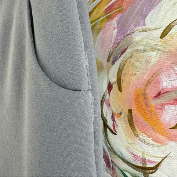 Giorgio Armani Gray Virgin Wool Pants Made in Italy EU40 US4 Straight Leg - Picture 10 of 13